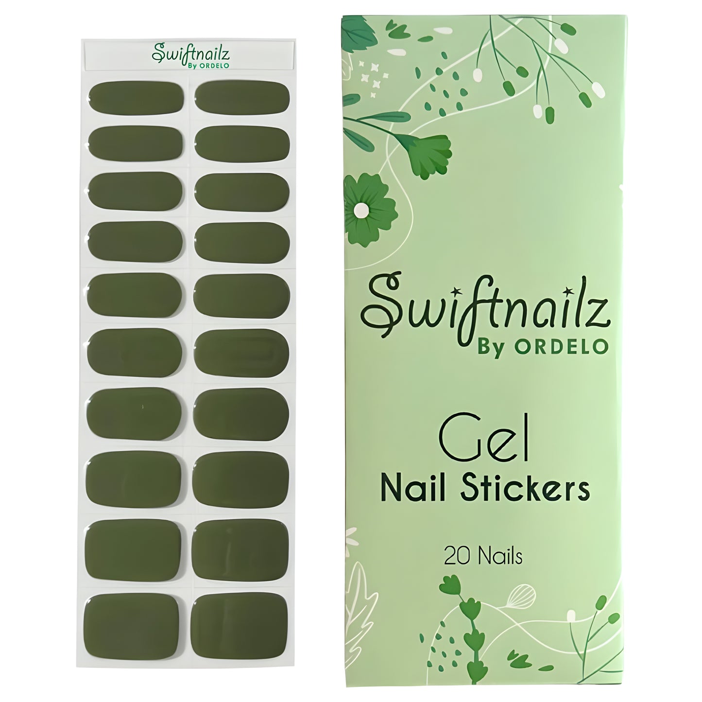 Army Green - Gel Nail Strip